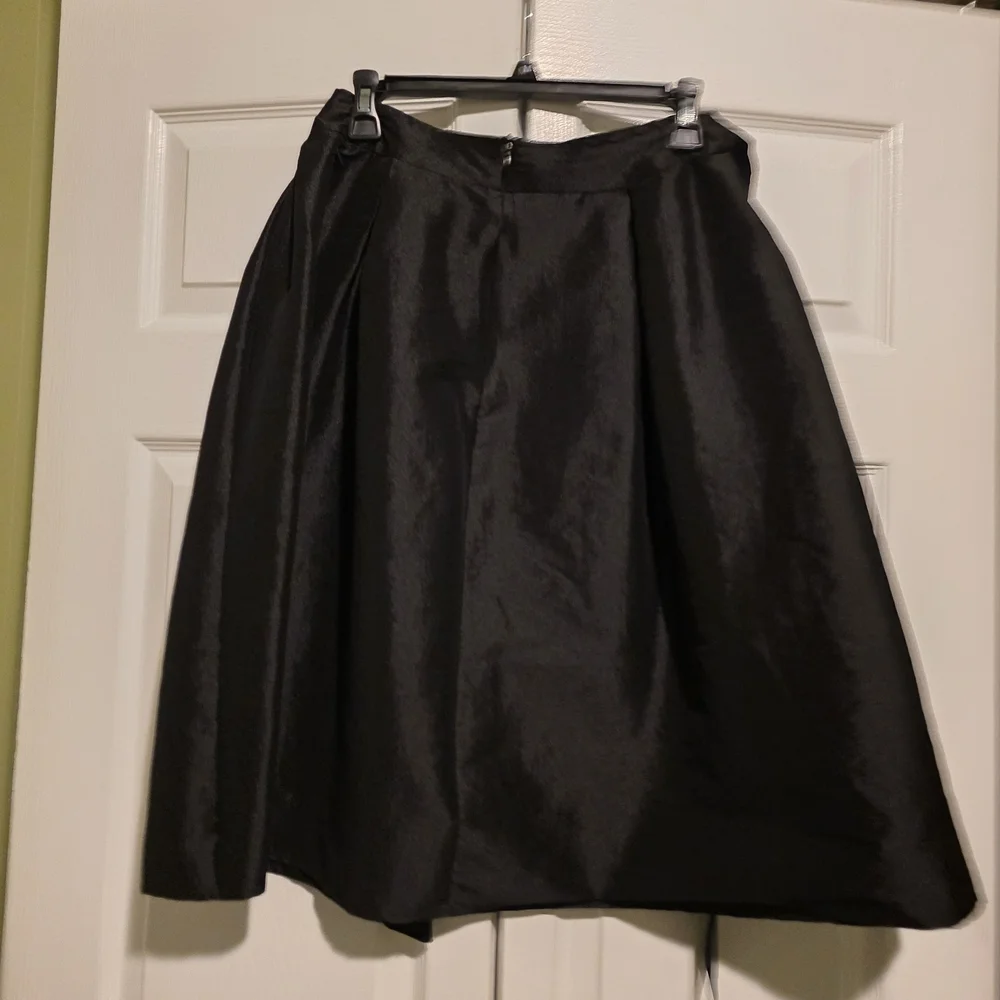 Chic Black A-Line Women's Skirt - Picture 8 of 9